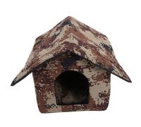 Generic Outdoor Rainproof Cat House Heated Cat House Heated Outdoor Cat Houses Cat Bed Outdoor Cat Shelter Outside Cat House House Insulated Cat House Cat Cave Bed Cloth Coffee