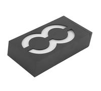 Generic Outdoor Solar Power LED Number Sign Light Polycrystalline Panel Water-resistant Door Number Light with Clear Numbers for Shop Gates, Corridor Gates Ni-MH AA 1.2V / 1200mAh Black