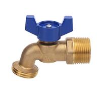 Generic Outdoor Spigot, Robust G3/4in Male Thread High Pressure Proof Hose Outlet Valve Quarter Turn Ball Mechanism for Landscaping