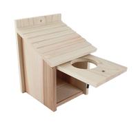 Generic Outdoor Wooden Birdhouse Innovative and Secure Birdhouse Breeding Box for Nature Lovers and Bird Enthusiasts, Log Material