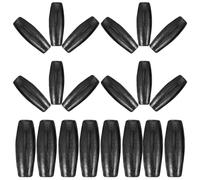 Generic Oval Wood Beads 50Pcs Long Wooden Beads 8.5X22Mm with 2.5Mm Hole Diameter for DIY Bracelet Making and Door Curtain Decoration