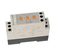 Generic Overvoltage Undervoltage Protector Relay for 12V to 48V DC Circuits Real-Time Monitoring with Adjustable Settings, Easy Installation (DC24V)