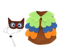 Generic Owl Halloween Christmas Pet Clothes Funny Comfortable Puppy Costume Soft Velvet Material for Parties Festivals (XL)
