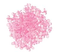 Generic Pacifiers, Pacifiers for Baby Shower Game Baby Shower Games with 200Pcs Acrylic for Decoration (Roseate)