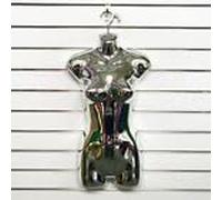 Generic Pack of 2 Chrome Gloss Female Full Body Hanging Body Mannequin Form Torso Display Bust, MS-ManF42-424