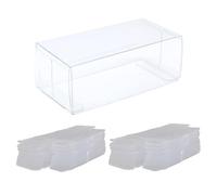 Generic Pack of 20 Model Car Display Cases, Transparent PVC Boxes, Transparent Toy Car Display Cases for Models, Figures, Miniatures, Home , M