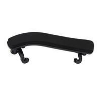 Generic Padded Adjustable Black Rubber Violin Shoulder Rest Holder for 3/4 & 4/ Size Violins for Comfortable Performance