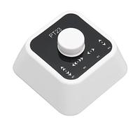 Generic Page Turner Pedal Convenient Wireless Multimedia Controller Key Switch, 73 Hours Endurance, Suitable for Musicians and Lecturers ABS Material (White)