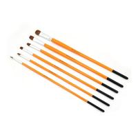 Generic Paint Brushes, Watercolor Paint Brushes Watercolor with 6 Pcs Wolf Hair for Painting