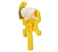 Generic Paint Roller Edger Brush Trimming Work Tool for Home Wall Ceiling Painting - 4-Wheel Design, Universal Handle, Sturdy Plastic Material - Suitable for DIY Enthusiasts and Professionals - 11.8