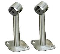 Generic Pair of Curtain Rod Brackets, as described, 150mm