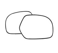 Generic Pair of Rearview Mirror ABS Glass Side Mirror Replacement Direct Fit for GoldWing 1800 2001 to 2012 F6B 2013 to 2016 for Motorcycle Riders