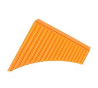 Generic Pan Flute ABS C Key for Beginners Teaching Staff with Carrying Bag, 18 Pipes for Children Adults Musical Instruments (Orange)