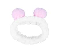 Generic Panda Ears Elastic Hairband for Women Cute Pink Head Wrap Hair Accessory for Spa Makeup and Casual Wear Comfortable and Stylish Headband with Fun Panda Design
