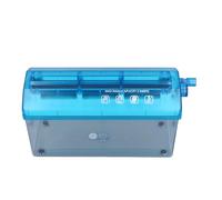 Generic Paper Hand Shredder Compact and Easy-to-Use A4 Manual Shredder for Office and School, Transparent Plastic Window Box