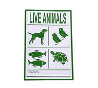 Generic Paper Information Labels - 100x150 mm - 50 Transport Stickers for Shipping, Handling, Zoo Stores and More