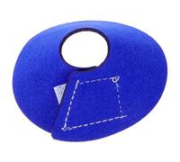 Generic Parrot Collar Anti-bite Protective Neck Cover for Birds Microfiber Leather Elizabeth Collar Prevents Pecking and Wound Picking Comfortable Fit for Parrots Blue Design