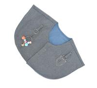 Generic Parrot Shoulder Protection Cape with Anti-Scratch Anklet and Bell Hooks for Bird Handling and Pet Owners