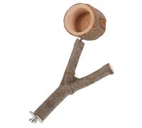 Generic Parrot Standing on The Bar Parrot Perch Chewing Parrot Bird Branch Perch Parakeet Standing Bird Grapevine Pet Bird Supplies Bird Tree Perch Bird Perch Stand Wood