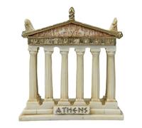 Generic Parthenon Acropolis Ancient Greek Temple Doric Order Columns Statue Small