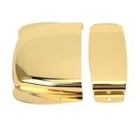 Generic PB Jazz Bass Pickup Bridge Cover Set, Long-Lasting Bass Accessories, Protecting Pickup and Bridge From Ground Contact (Gold)