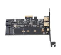 Generic PCI-E to USB 3.0 Expansion Card Reliable High Speed Transfer for Series 32 Bit 64 Bit System M.2 SSD 5Gbps, Stable Multi Interfaces Design for Tech Enthusiasts Material: PCB