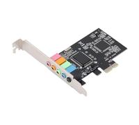 Generic PCIe Adapter Card, Low Profile Bracket 5.1 Internal Sound Card for 32/64 Bit Desktop PC