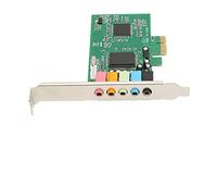 Generic PCIe Sound Card with Advanced EAX Technology for Enhanced 5.1 Surround Sound for PC Gaming and Music, 1 Unit