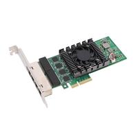Generic PCIEX4 Gigabit Ethernet Network Card with PCI Express Gen2.1 Interface, 4 RJ45 Port NIC Card for High Data Transfer Rates, Ideal for Servers