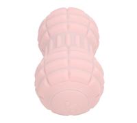 Generic Peanut Massage Ball, 4 Speed Vibrating Electric Deep Tissue Massager with Nodules for Enhanced Tactile Sensation, for Neck Back Leg Muscle Pain Relief (Roseate)