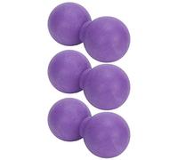 Generic Peanut Massage Ball, Peanut Massage Roller Ball Roller Shape Muscle Relaxation Fitness 3pcs Silicone for Neck Shoulder (Violet)