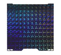 Generic PEC PEK Build Plate, Glossy Kaleidoscope Confetti Double Side Flexible Heated Bed 355x346mm, with High Temperature for Bambu Lab H2D 3D Printer