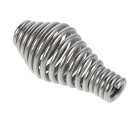 Generic Pellet Stove Grip Stainless Steel Spring Handle One-Sided Tapered Grip for Fireplace Door and BBQ Grill Replacement with Decorative Elegant Shape