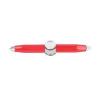 Generic Pen of Pen That Rotates Anti Anxiety, Toy Fingers At the Tip of the Led TresS TresS Reducer Fingers Rotates By Portable Portable for Adult Study (Red)