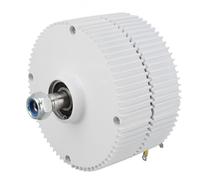 Generic Permanent Magnet Alternator, Aluminum Alloy Carbon Steel Electric Motor Generator 3 Phase Synchronous 24V (400W)