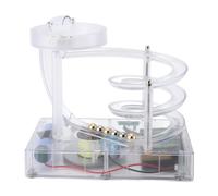 Generic Perpetual Motion Machine, Physics Toys Desk Toys Newtons Science Physics Gadgets Art Perpetual Motion Machine Rolling Ball for Home Office Desktop Decoration (Clear)