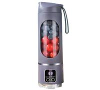 Generic Personal Blender Smoothie Maker 450ml Powerful Extractor Blade USB Rechargeable Cordless for Shakes and Smoothies (Purple)