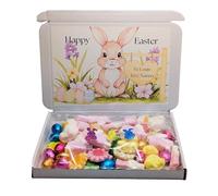 Generic Personalised Easter sweet box, Easter Bunny sweet box, Easter sweets| Easter niece gift | Easter nephew gift| Easter candy box, regular, yellow