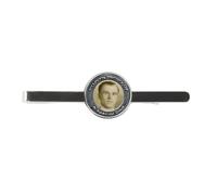 Generic Personalised In Loving Memory Dad Tie Slide Bar Men's Funeral Memorial Wedding Gift C818, 5.5cm, Silver