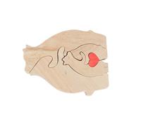 Generic Personalized Wooden Bears Puzzle 4 Cute Bear Figures for Family Unity Home Decoration All Ages