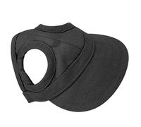 Generic PET Baseball Cap for UV Protection and Fashionable Look, Adjustable Summer Sunbonnet for Outdoor Activities, Canvas Material, Fits Various Sizes, Suitable for Dog Cat (L)