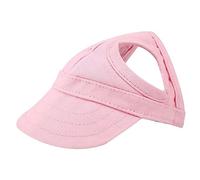 Generic Pet Baseball Cap Sunbonnet Adjustable Summer Hat for Dogs and Cats Lightweight Breathable Canvas Material Outdoor Activities (M)