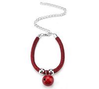 Generic Pet Bell Collar Nylon Adjustable Cat Necklace with Small Bell for Cats Kitten Use Multiple Colors (Jian Hong)