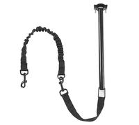 Generic Pet Bike Leash Sturdy Nylon Metal Retractable Hands Free Leash for Cycling Training, Suitable for General Bikes, Effortless Installation