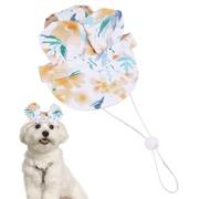 Generic Pet Caps with Sun Protection: Adjustable Baseball Cap for Dogs, Outdoor Activities | Breathable Material with Ear Holes for Greater Co