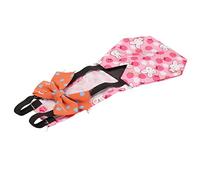 Generic Pet Chicken Diapers Cute Rabbit Pattern and Leakproof Diapers for Poultry Pets Made of Soft Polyester (Pink Rabbit)