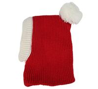 Generic Pet Christmas Winter Warm Knitted Hat for Dogs Red Woolen Yarn Small Medium Winter Hat for Dog Christmas Party (M)