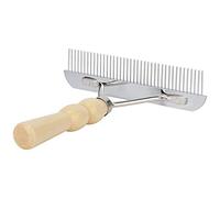 Generic Pet Comb Wooden Handle Durable Grooming Tool for Shedding and Hair Removal for Cats and Dogs 16x16x4cm