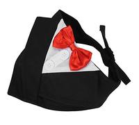 Generic Pet Dog Suit Formal Polyester Bandana Set for Large and Medium Dogs for Wedding Party, Cute Bow Tie Shirt for Photo Shoots, Dog Clothes for Teddy, Beagle, Poodle [1 Suit] (S)