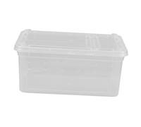 Generic Pet Feeding Box Tarantula Enclosure Portable Reptile Terrarium Habitat Critter Keeper Spider Incubator Lizard Cage Habitat Bearded Dragon Hatching Container Transparent Acrylic